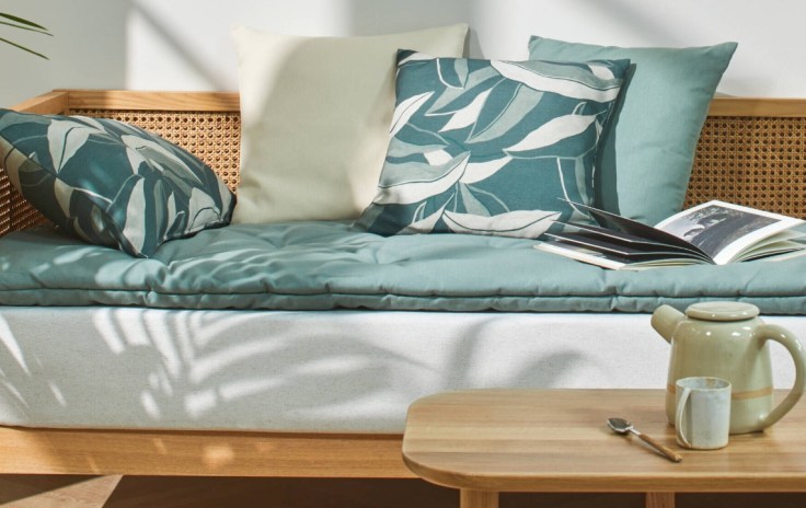 Blancheporte Long coussin uni d'assise de canapé