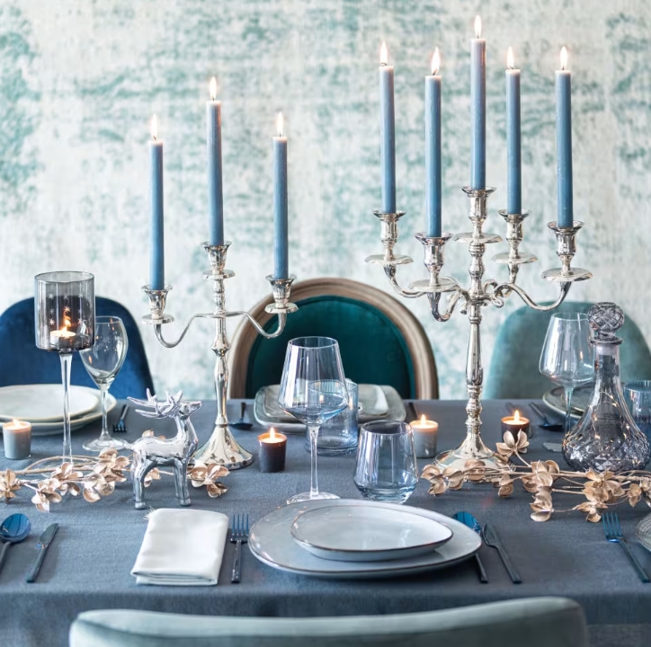 ONGAKU - Lot de 4 - Assiette à dessert en céramique grise