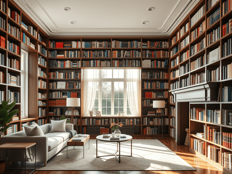 Transformez votre intérieur avec des bibliothèques&nbsp;élégantes