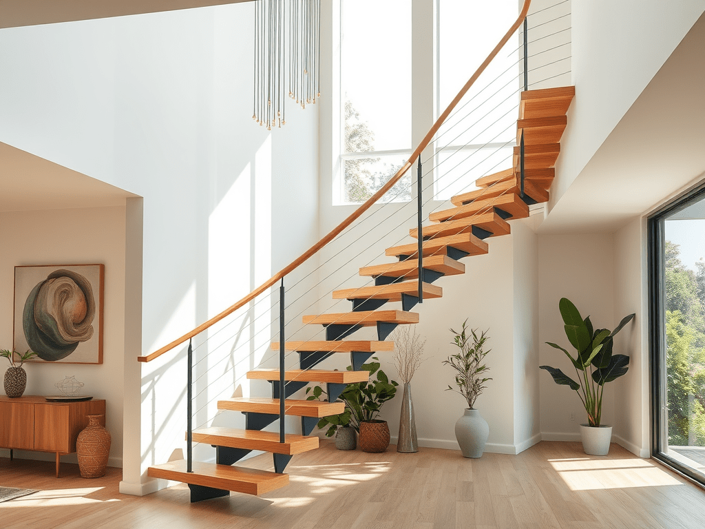 Optimisez Votre Espace avec des Escaliers&nbsp;Flottants