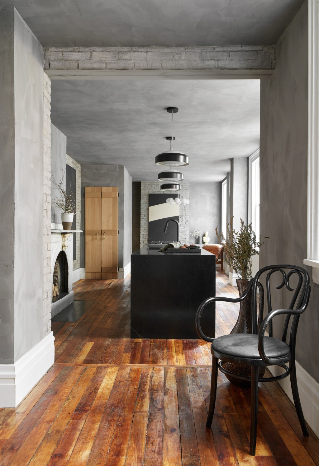 La chose que j’aime vraiment dans cette cuisine, c’est cet îlot&nbsp;épique