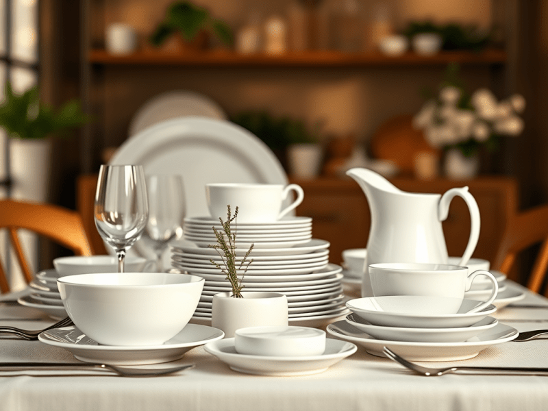 Vaisselle Blanche : Un Indispensable pour Chaque&nbsp;Dîner