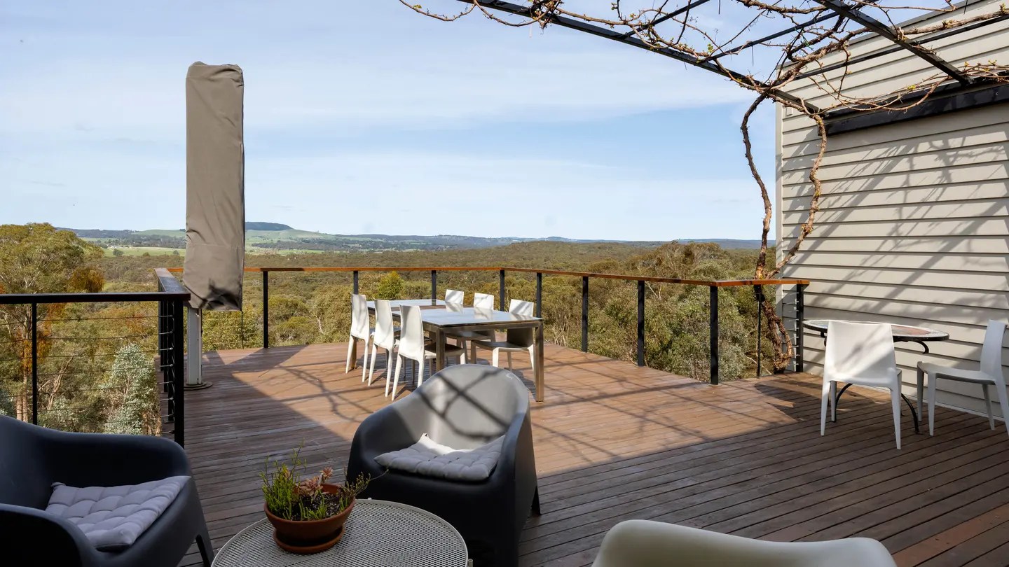 Cette escapade dans la brousse est à vendre dans une ville victorienne peu connue Yandoit près de Melbourne