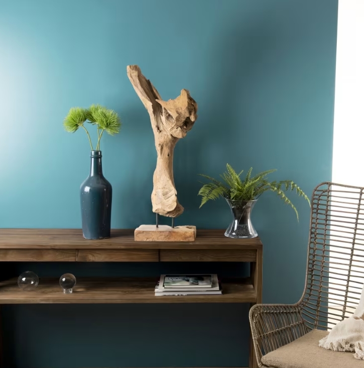 LALY Objet décoration bois teck branche naturelle 'S'. Dimensions : 33 x 25 x 85 cm. Article en Teck.  Place au naturel ! 