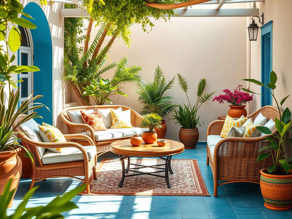 Couleurs et Matériaux de la Décoration&nbsp;Méditerranéenne