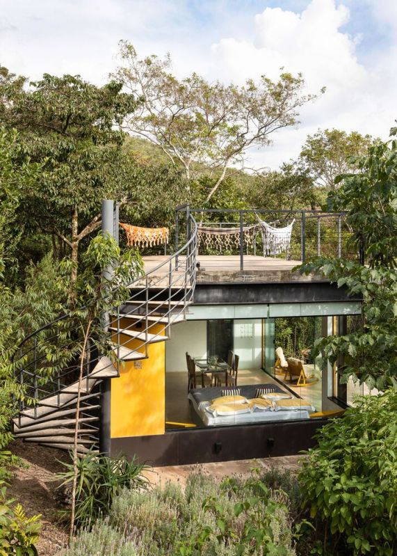 Loft au milieu des arbres au&nbsp;Brésil