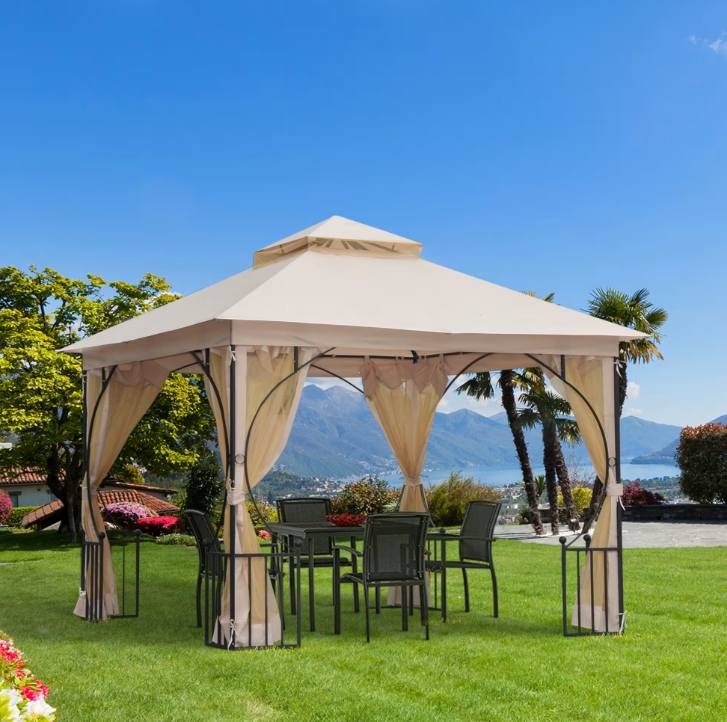 Pavillon de jardin tonnelle colonial