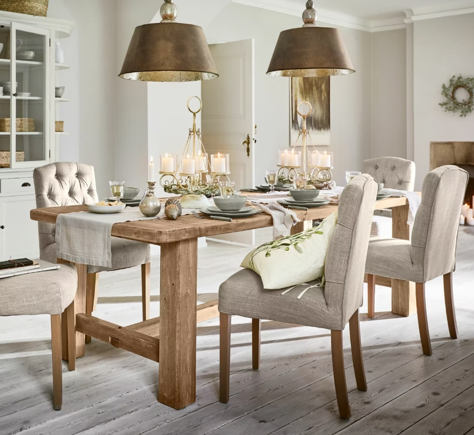 Table Oteley Un superbe meuble produit de manière durable.Chaque pièce est unique.Produit naturel authentique.