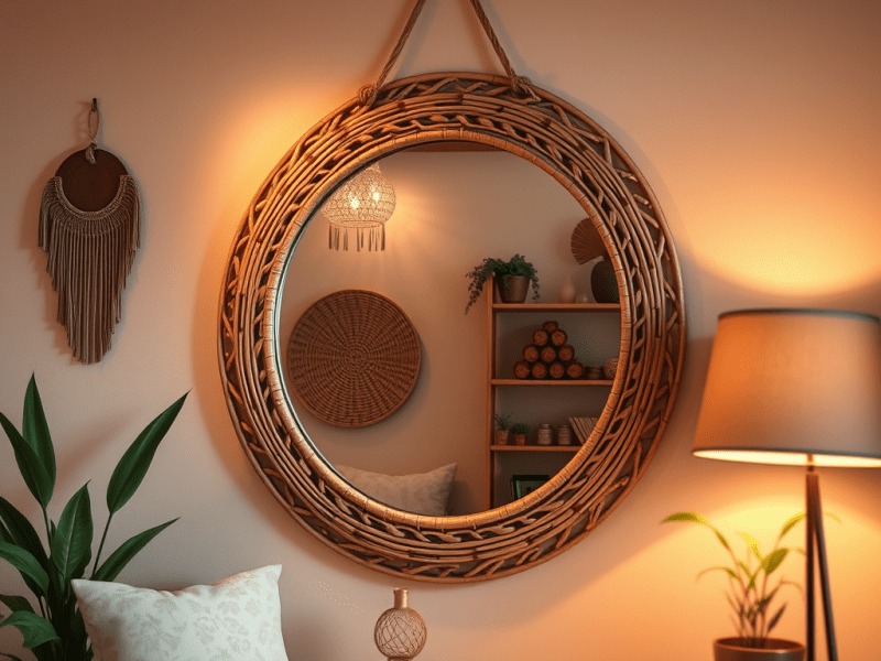 Miroir DIY :  tutos tendance pour créer votre propre&nbsp;miroir