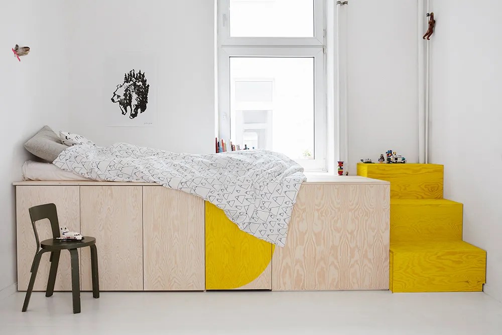 Idées de lits surélevés pour les petits&nbsp;espaces