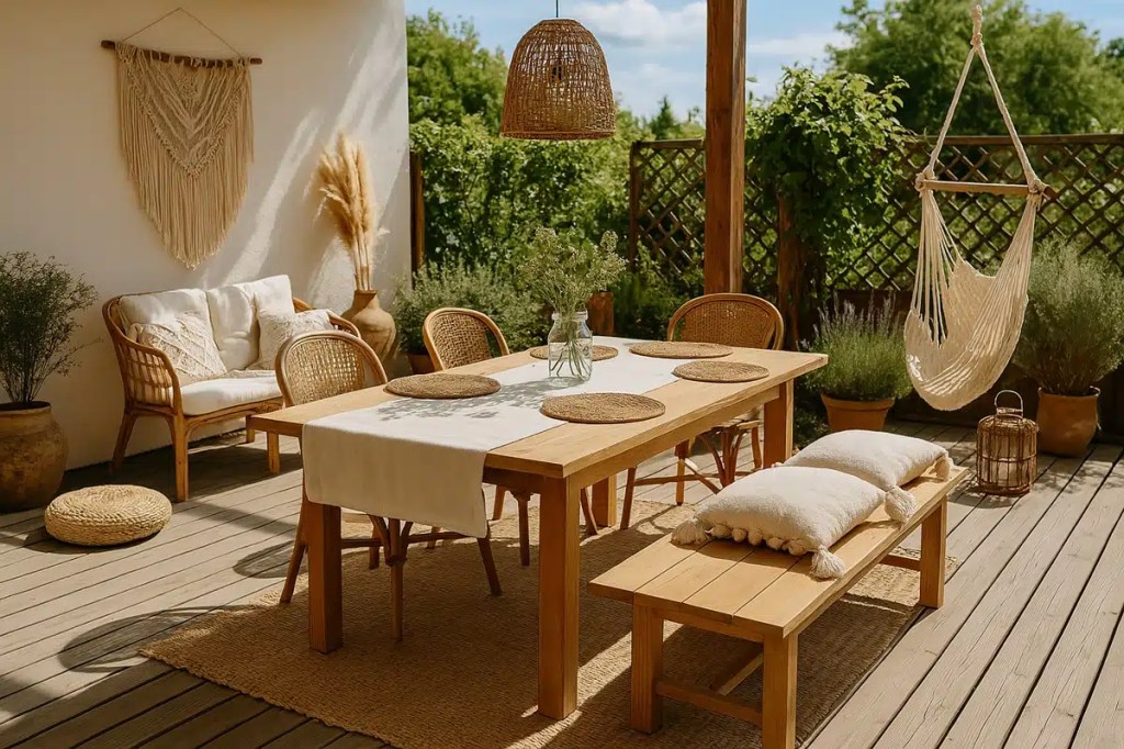 Idées originales pour un bel espace extérieur nature et&nbsp;bohème