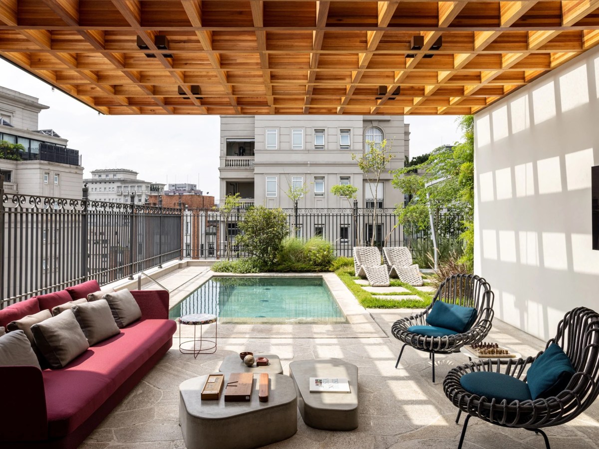 Escalier Sculptural et Design Intérieur: Appartement à São&nbsp;Paulo