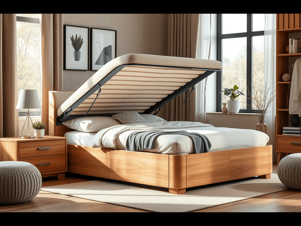 Avantages du Lit Coffre : Gagnez de&nbsp;l&rsquo;Espace