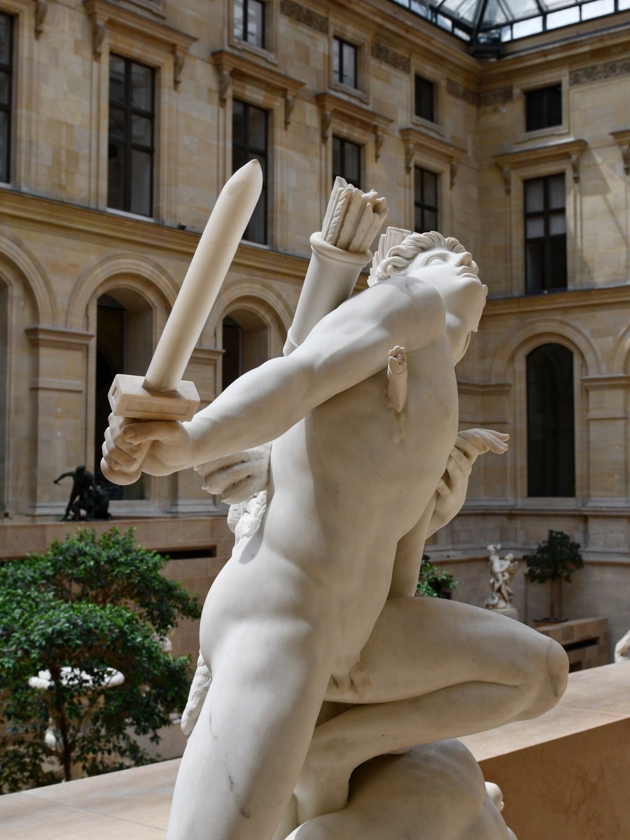 Jean-Baptiste Roman: Sculpture Énée et Sensualité&nbsp;Néoclassique