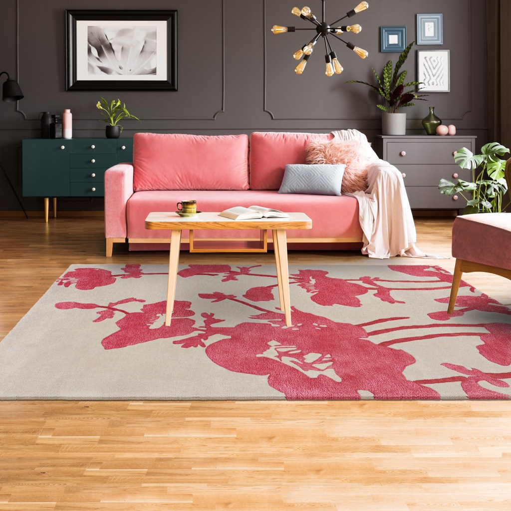 Tapis CLEAVERS : Élégance Florale en&nbsp;Laine