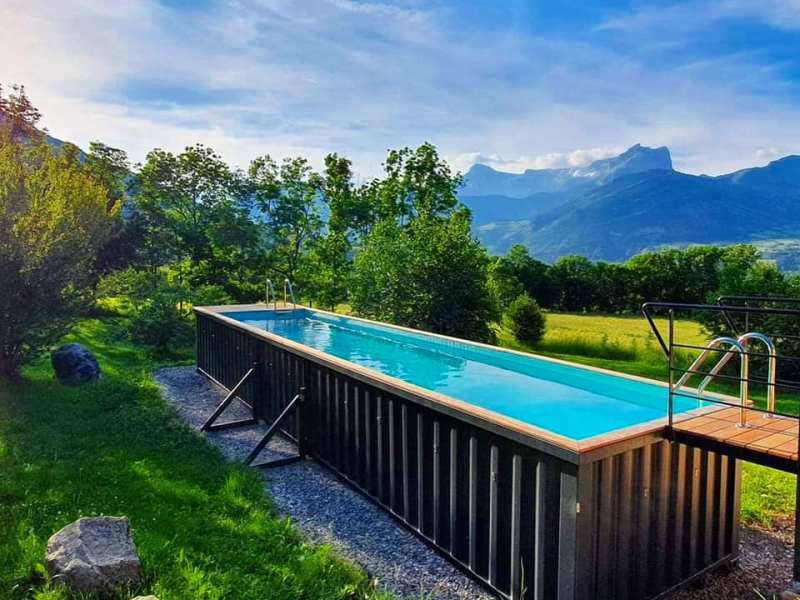 Piscines Mobiles : Le Futur en Container&nbsp;Recyclé