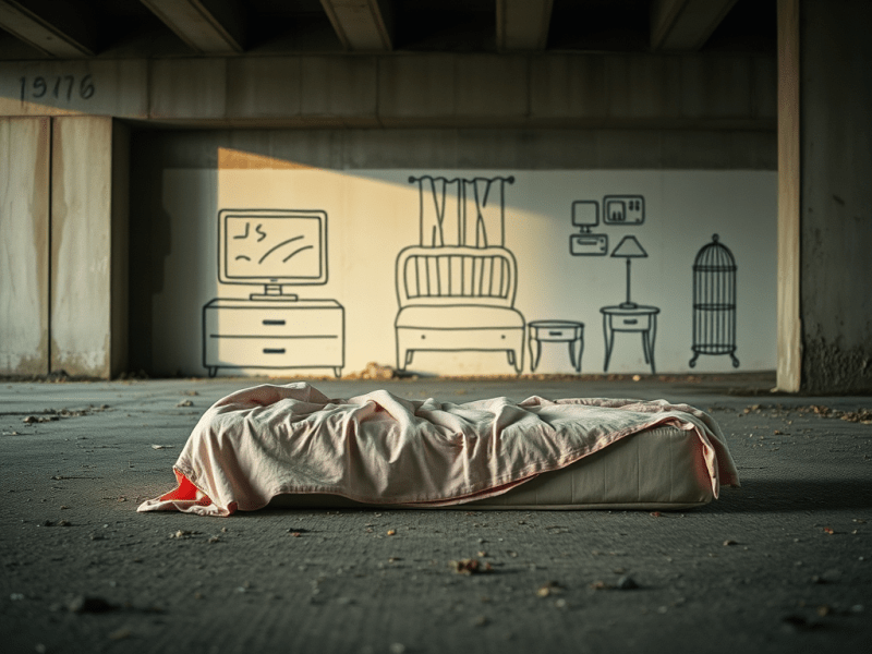 Art de rue : La poésie du quotidien des&nbsp;sans-abri