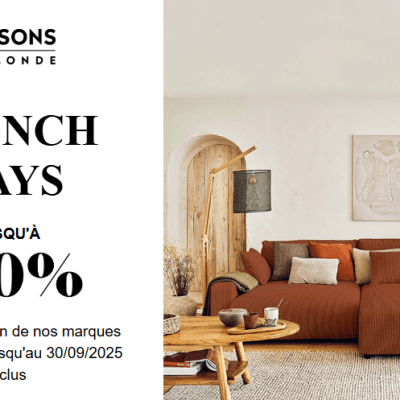 French Days 2025 : Offres Immanquables Jusqu&rsquo;à&nbsp;40%