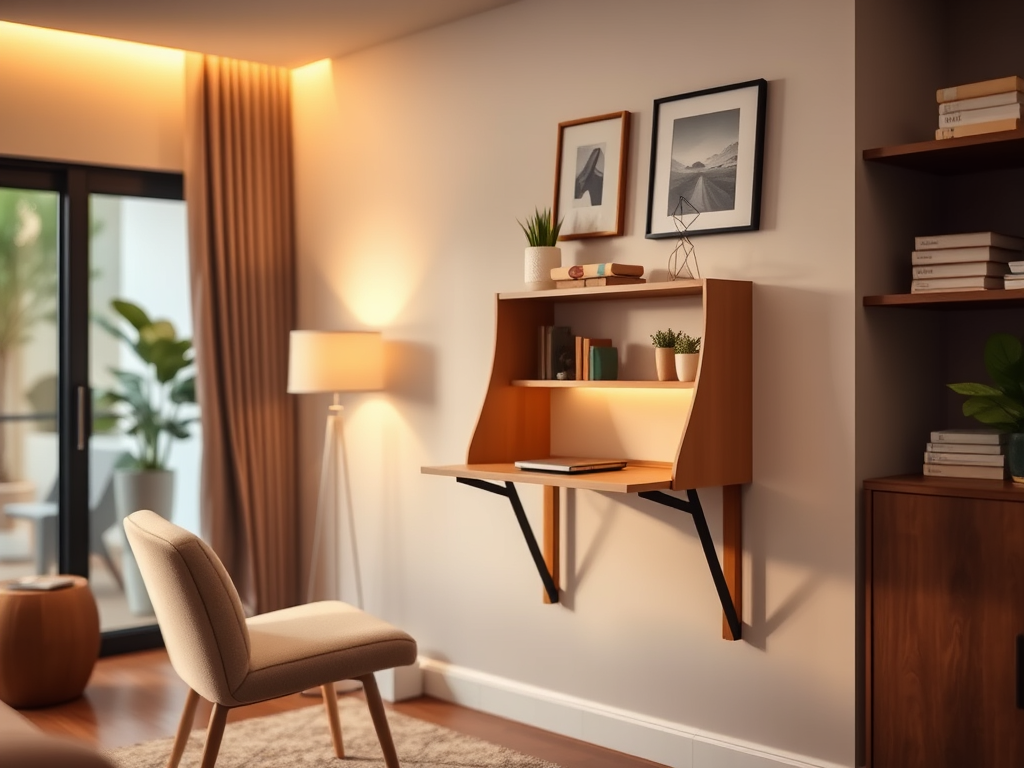 Bureau mural : le meuble malin et design pour travailler