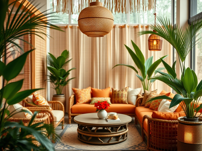 Inspirez Votre Intérieur avec des Touches&nbsp;Exotiques