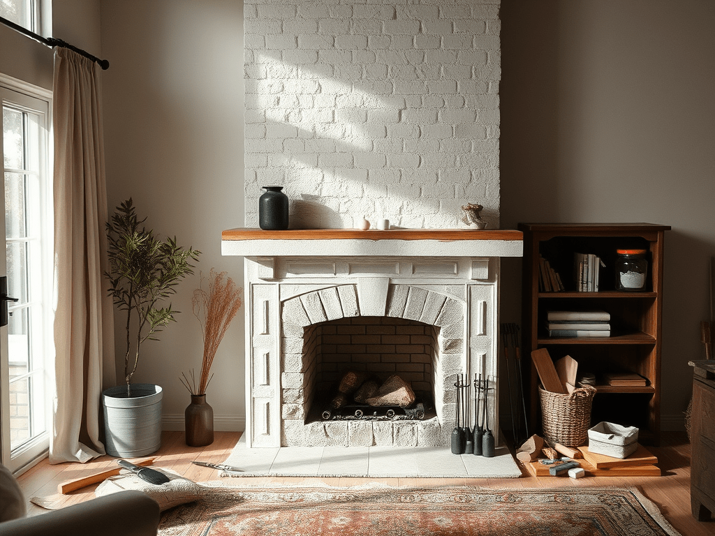 Relooker une cheminée ancienne&nbsp;(DIY)