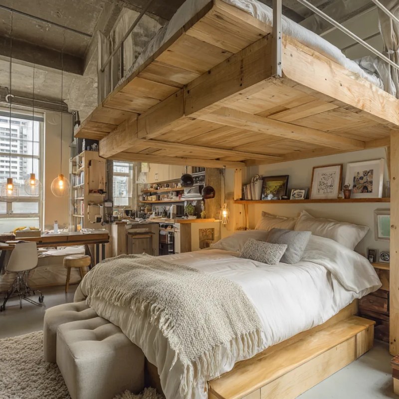 Idées innovantes pour aménager un lit dans un petit&nbsp;salon