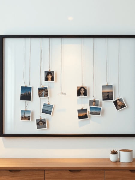 Des idées simples et stylées  de la déco avec des&nbsp;photos