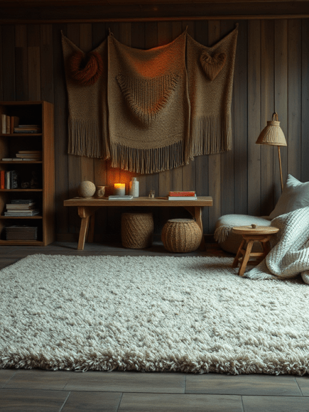 un tapis dans la&nbsp;maison