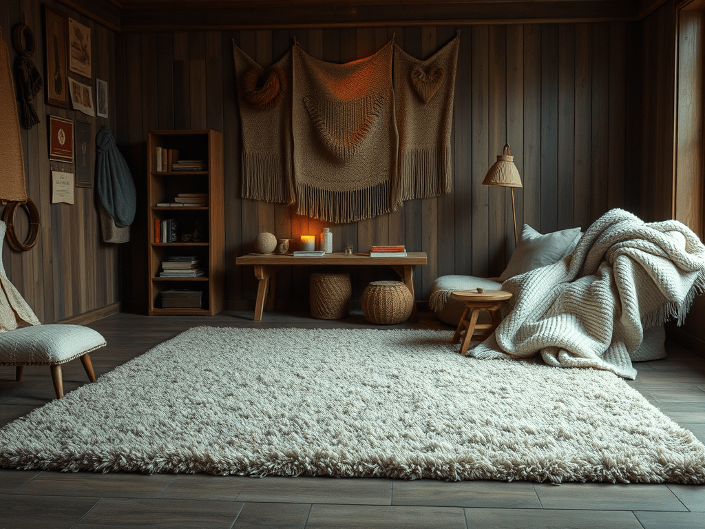 un tapis dans la maison