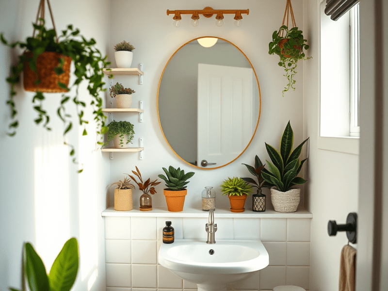 Comment décorer une petite salle de&nbsp;bain