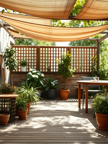 Un jardin douillet dans la cour : inspiration pour décorer un&nbsp;Patio