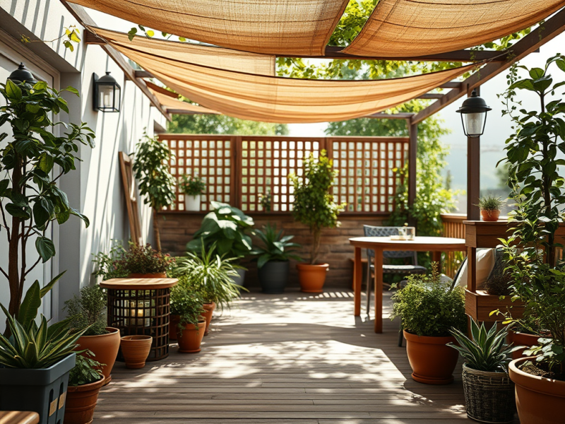Un jardin douillet dans la cour : inspiration pour décorer un&nbsp;Patio
