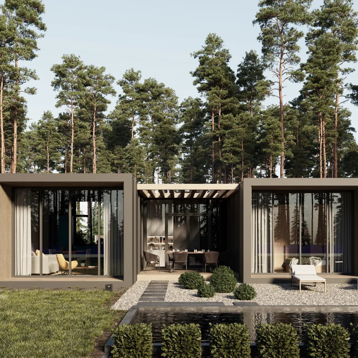 maison de 88m2 préfabriquée en bois livrable en France à un prix très&nbsp;abordable