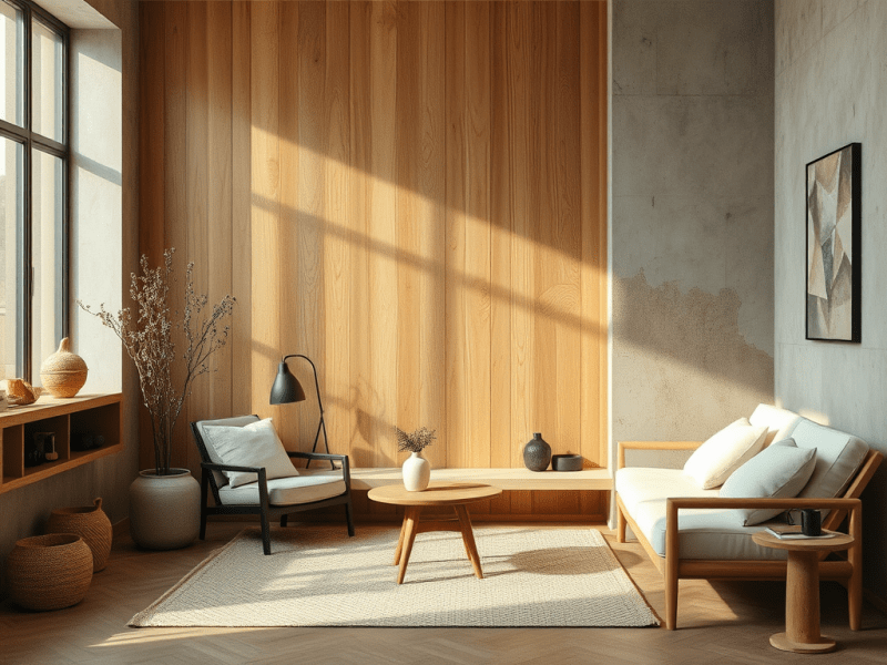 La déco aux matériaux&nbsp;bruts