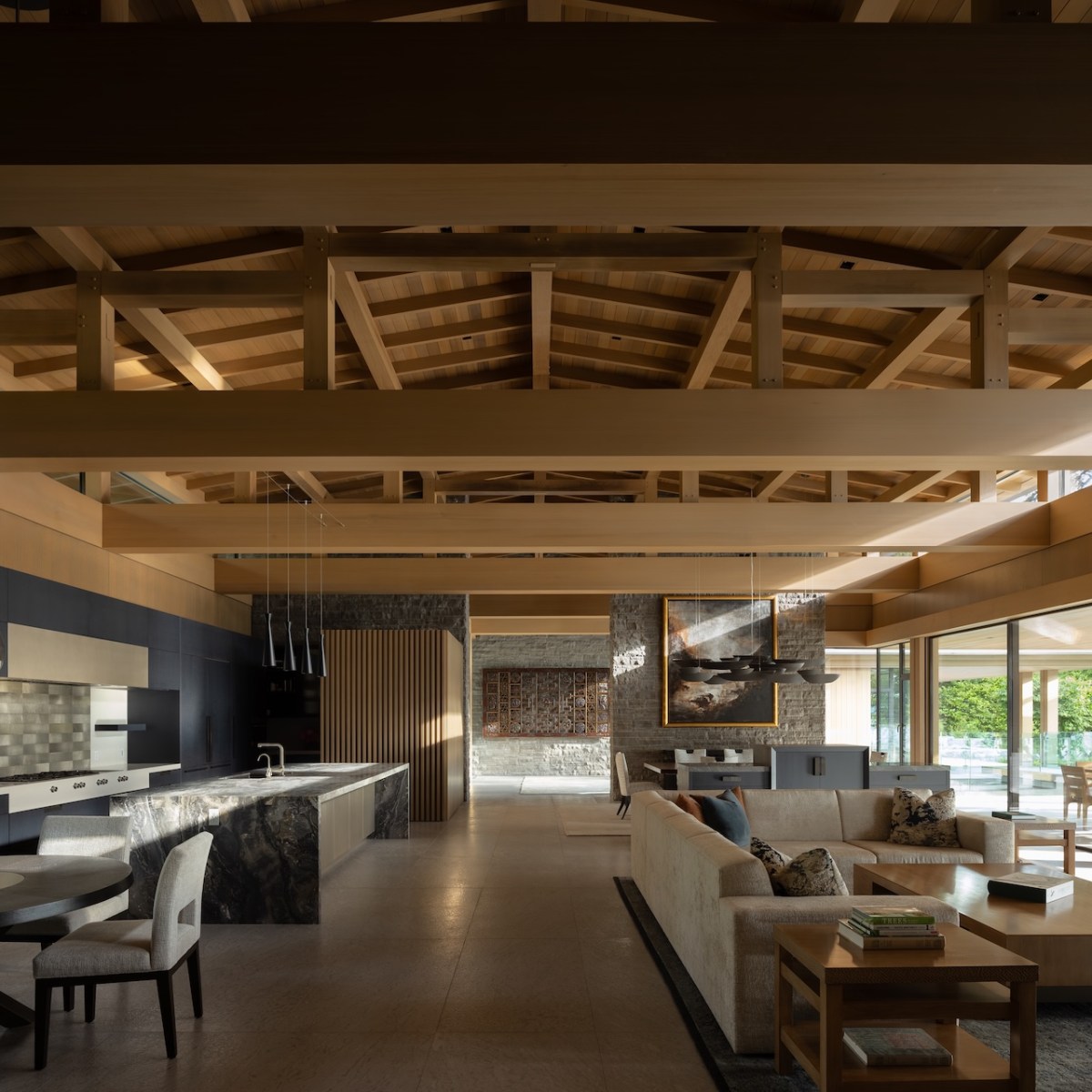 Une maison de plain-pied  au sein d’une forêt&nbsp;mature