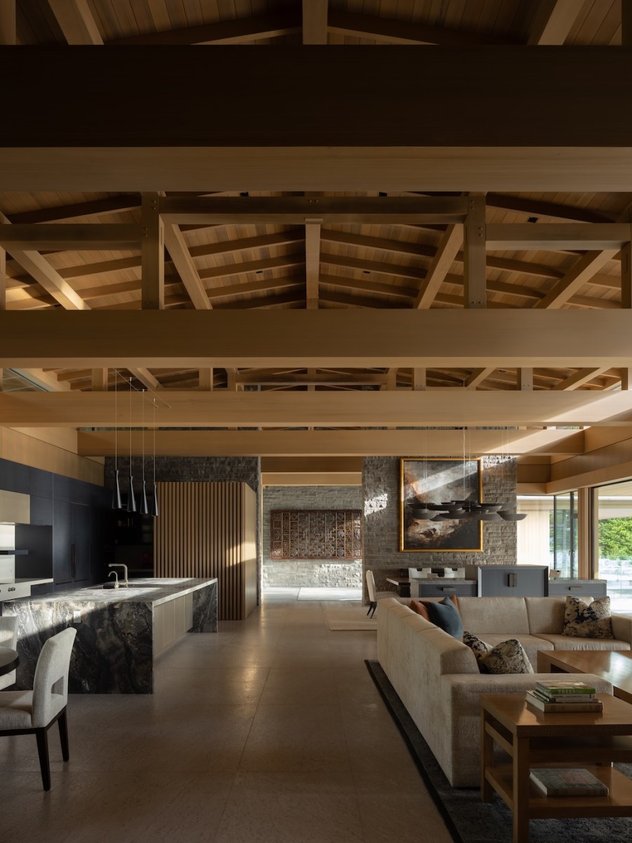 Une maison de plain-pied  au sein d’une forêt&nbsp;mature