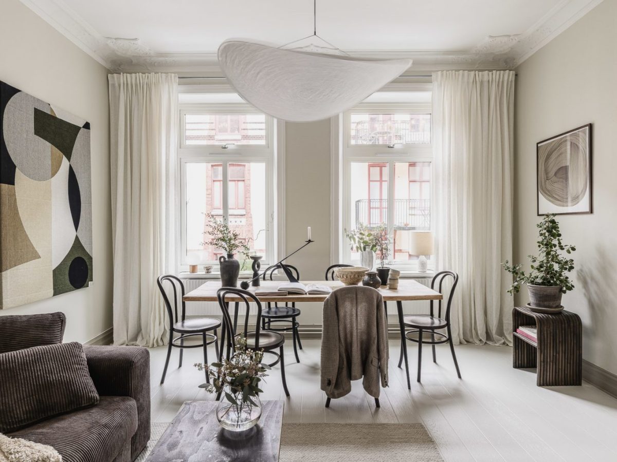 Cet appartement  trois-pièces de 72m2 possède un charme&nbsp;certain