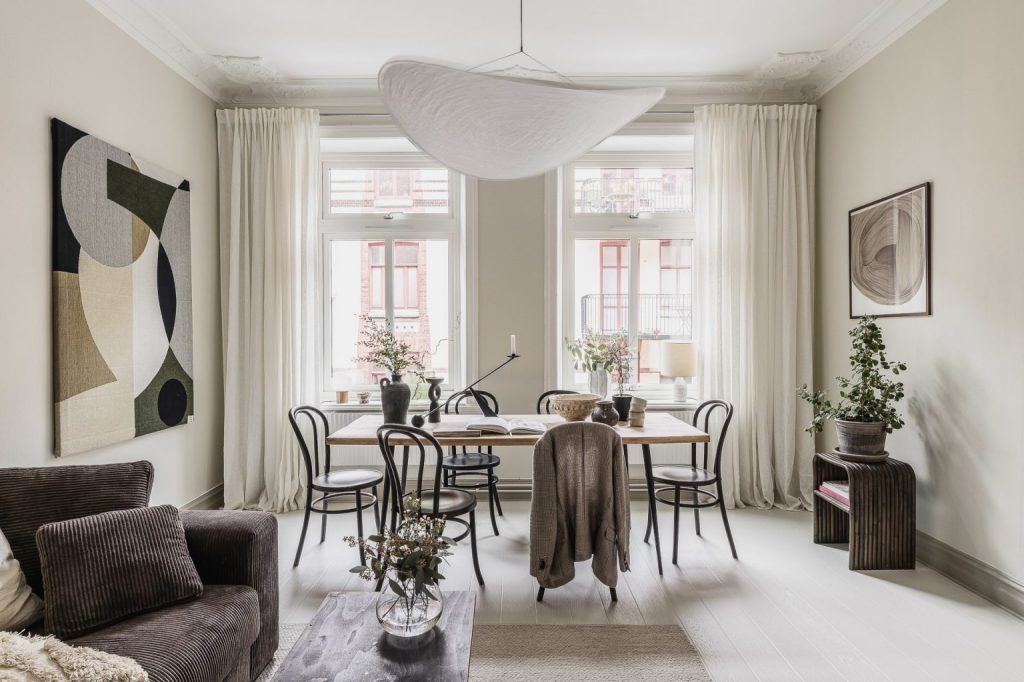 Cet appartement  trois-pièces de 72m2 possède un charme&nbsp;certain