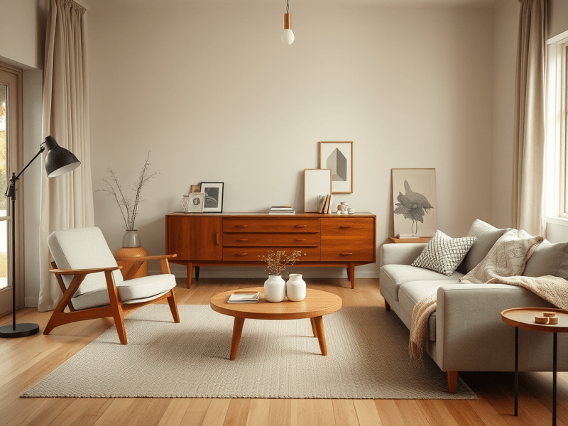 Le vintage scandinave, c’est un style sobre, chaleureux et&nbsp;intemporel