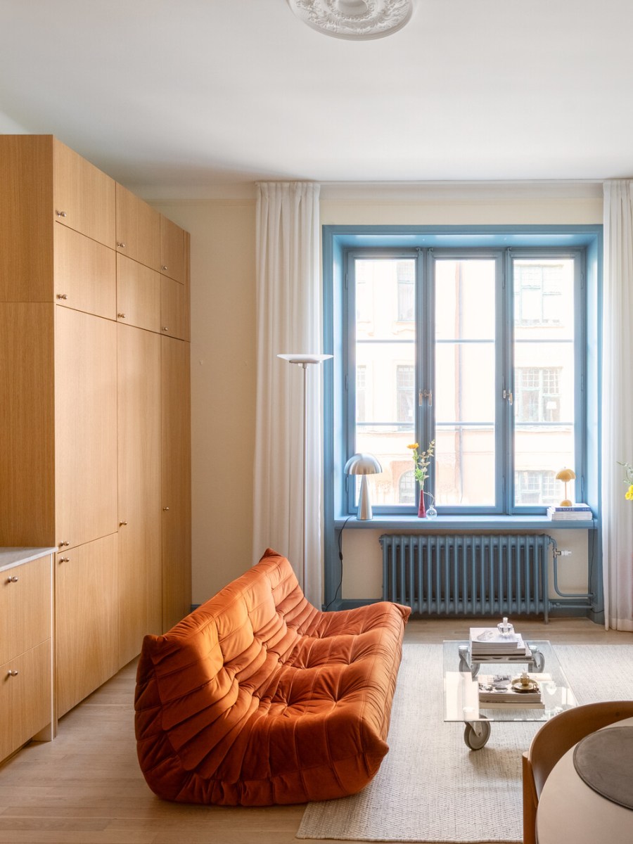 Un petit appartement contemporain de 39m2 à&nbsp;Stockholm