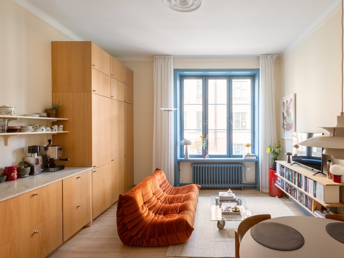 Un petit appartement contemporain de 39m2 à&nbsp;Stockholm