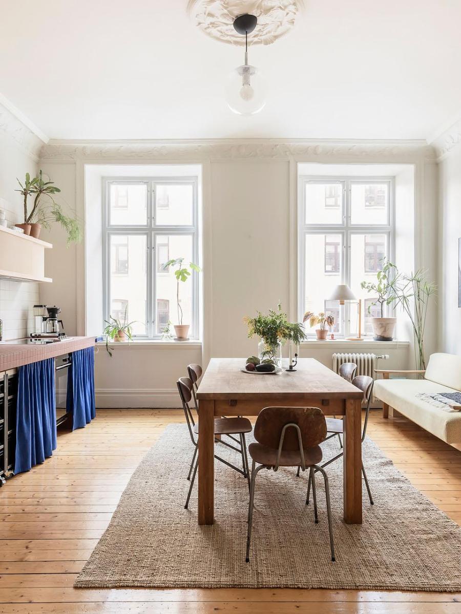 Design contemporain dans un appartement&nbsp;ancien