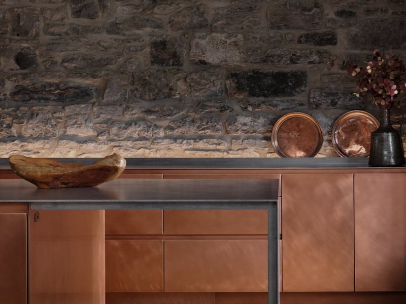 une cuisine habillée de&nbsp;cuivre
