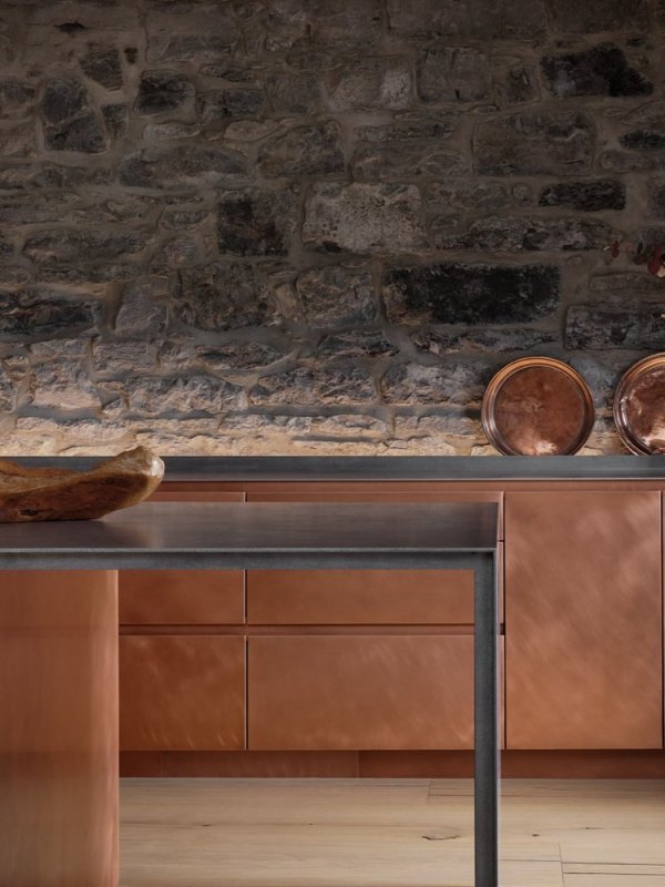 une cuisine habillée de&nbsp;cuivre