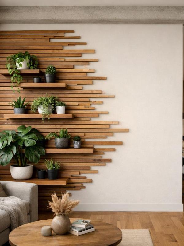 Idées déco pour un mur en&nbsp;bois