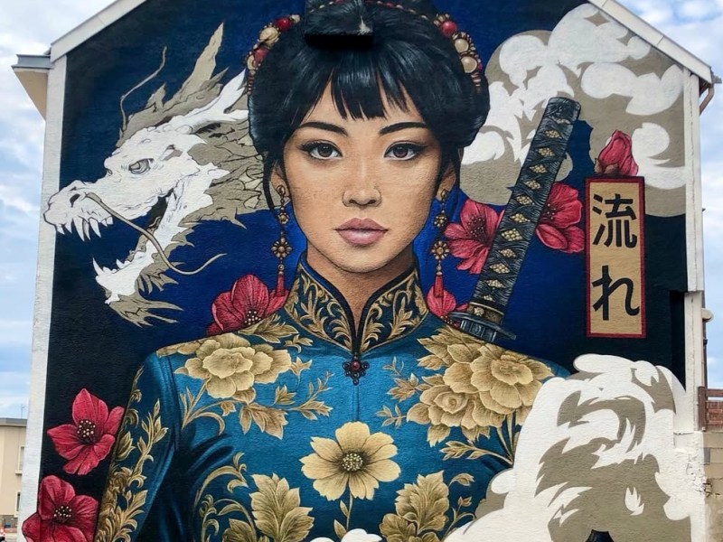 la plus belle fresque de street art de France se trouve dans le&nbsp;Pas-de-Calais