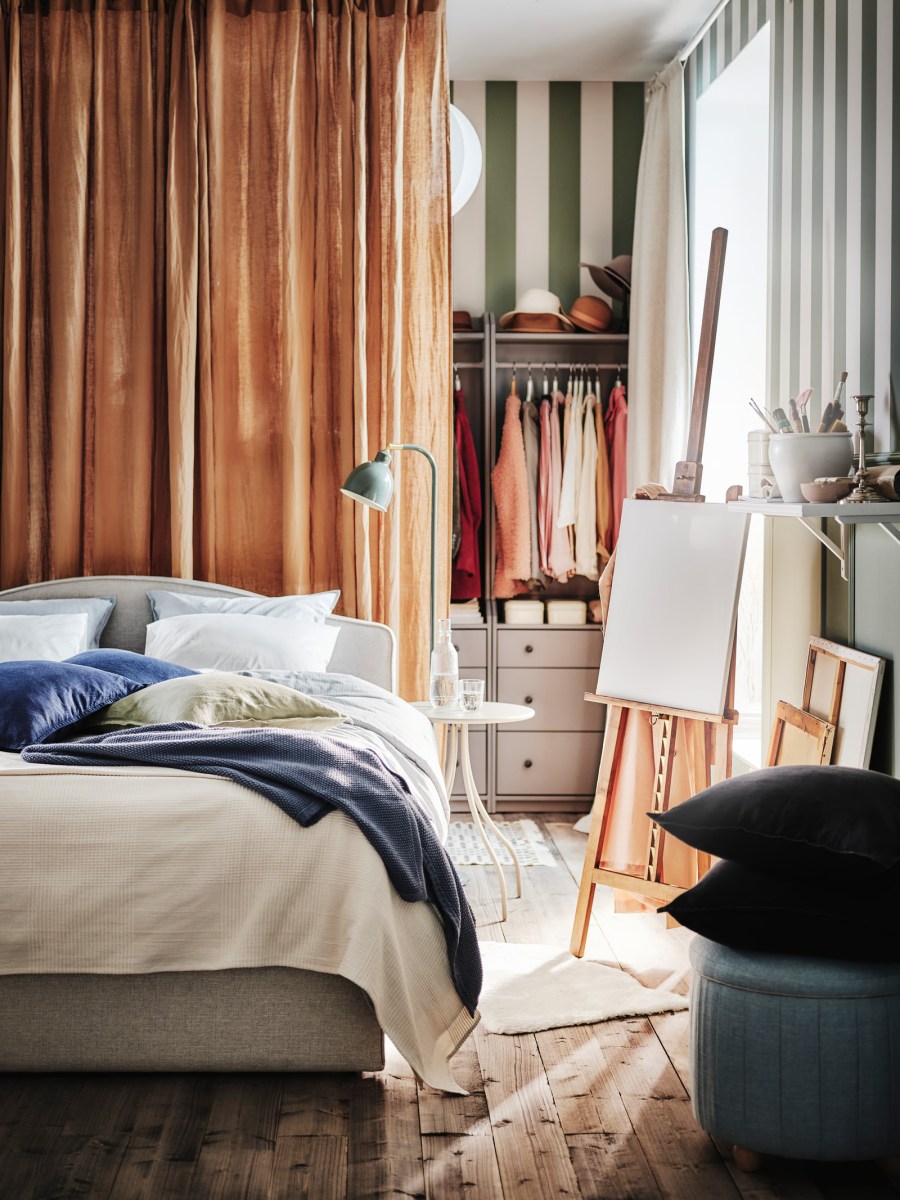 Une chambre bien pensée par l’esprit fonctionnel de&nbsp;IKEA