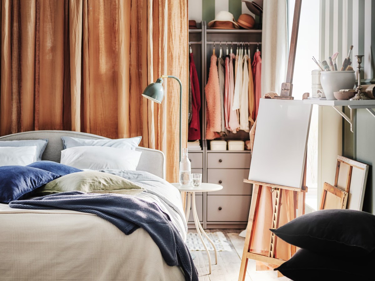 Une chambre bien pensée par l’esprit fonctionnel de&nbsp;IKEA