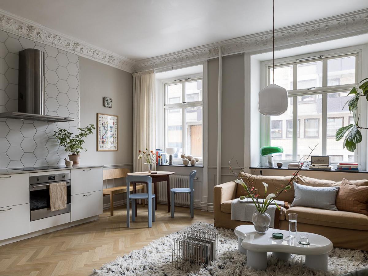 Cet appartement embrasse une atmosphère&nbsp;paisible