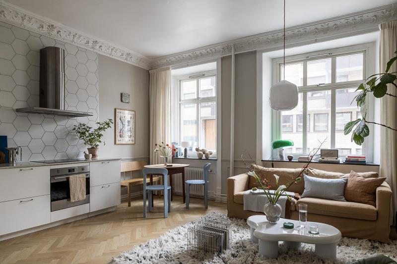 Cet appartement embrasse une atmosphère&nbsp;paisible